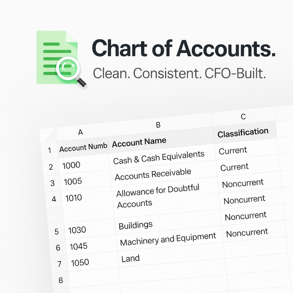 Chart of Accounts