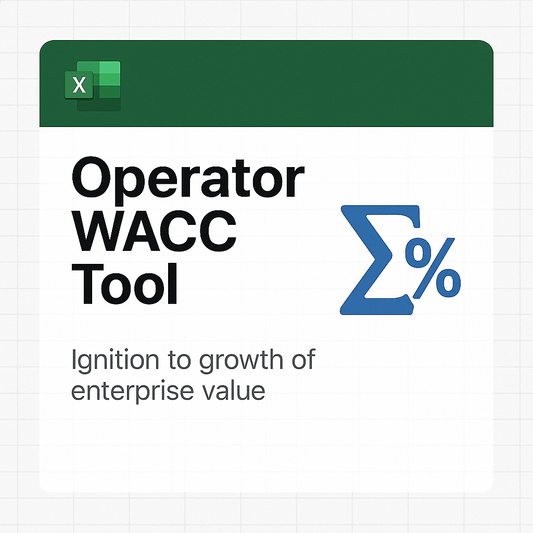 Operator WACC Tool